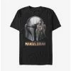 Wholesale ✔️ Extra Soft Star Wars The Mandalorian Mando Head T-Shirt 😉 -Star Wars Clothing Sales 15319520 hi
