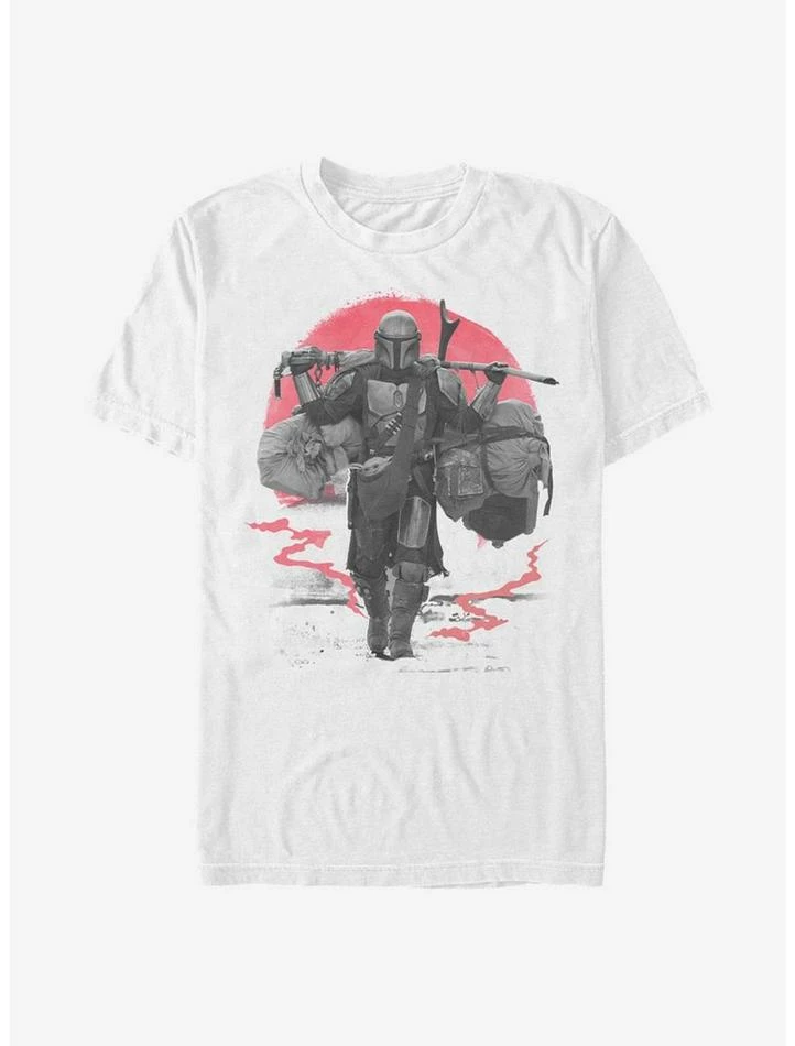 Outlet 🎁 Extra Soft Star Wars The Mandalorian Traveler T-Shirt 😀 3 Outlet 🎁 Extra Soft Star Wars The Mandalorian Traveler T-Shirt 😀