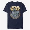 Brand new 😀 Extra Soft Star Wars The Mandalorian Retro Mando T-Shirt 👏 -Star Wars Clothing Sales 15319650 hi