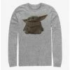 Brand new 🎉 Star Wars The Mandalorian The Child Ball Thief Long-Sleeve T-Shirt 😀 -Star Wars Clothing Sales 15472675 hi