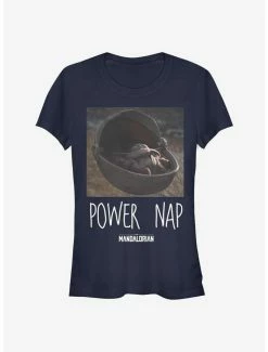 Promo ✔️ Star Wars The Mandalorian Power Nap 👧 Girls T-Shirt 🧨 -Star Wars Clothing Sales 15473419 hi