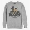 Discount 🌟 Star Wars The Mandalorian Sunset Duo Crew Sweatshirt 👍 -Star Wars Clothing Sales 15473667 hi