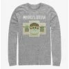 Best deal 🌟 Star Wars The Mandalorian The Child Boxes Long-Sleeve T-Shirt 🎉 -Star Wars Clothing Sales 15473742 hi