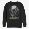 Best reviews of ⌛ Star Wars The Mandalorian Mando Helmet Crew Sweatshirt 👏 -Star Wars Clothing Sales 15474003 hi