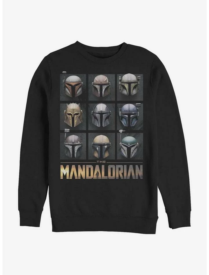 Hot Sale 🎁 Star Wars The Mandalorian Mando Helmet Boxup Crew Sweatshirt 🥰 3 Hot Sale 🎁 Star Wars The Mandalorian Mando Helmet Boxup Crew Sweatshirt 🥰