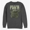 Flash Sale ⭐ Star Wars The Mandalorian The Child Title Crew Sweatshirt 🤩 -Star Wars Clothing Sales 15474093 hi
