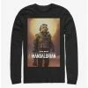 Flash Sale 🤩 Star Wars The Mandalorian Alien Poster Long-Sleeve T-Shirt 🌟 -Star Wars Clothing Sales 15474228 hi