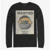 Buy 😀 Star Wars The Mandalorian Wanted The Child Long-Sleeve T-Shirt 🛒 -Star Wars Clothing Sales 15474375 hi