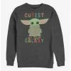 Buy 🔔 Star Wars The Mandalorian Cutest Little The Child Crew Sweatshirt 🌟 -Star Wars Clothing Sales 15475168 hi