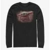 Brand new 🛒 Star Wars The Mandalorian Cute The Child Painting Long-Sleeve T-Shirt 👍 -Star Wars Clothing Sales 15475397 hi