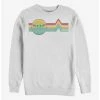 Promo 🔥 Star Wars The Mandalorian Rainbow The Child Crew Sweatshirt 🔔 -Star Wars Clothing Sales 15475476 hi