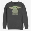 Best Sale ✔️ Star Wars The Mandalorian The Child Covered Face Crew Sweatshirt ⭐ -Star Wars Clothing Sales 15475539 hi