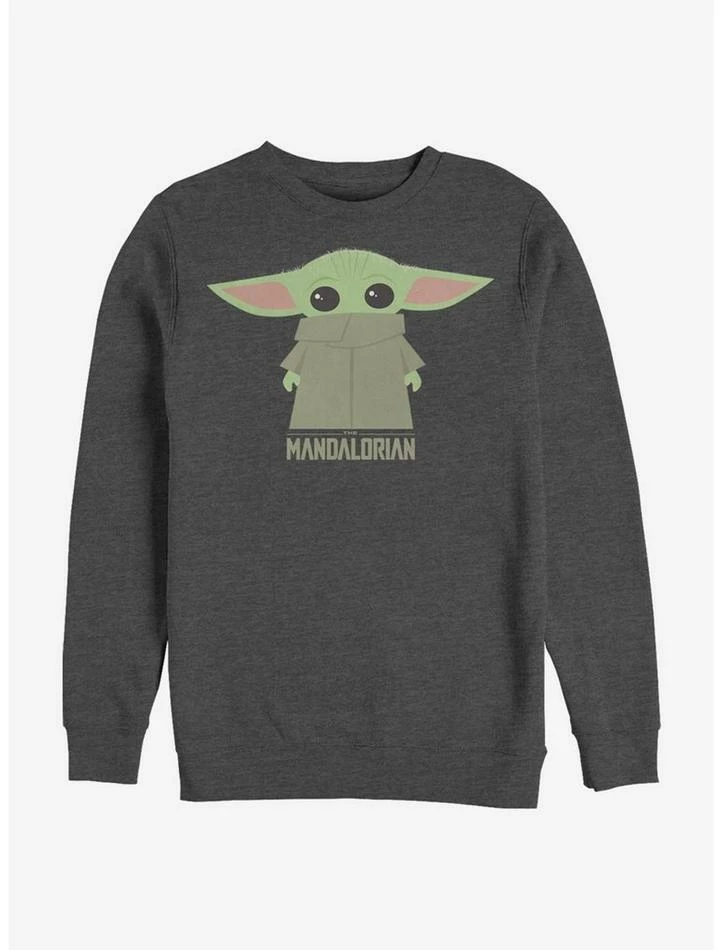 Best Sale ✔️ Star Wars The Mandalorian The Child Covered Face Crew Sweatshirt ⭐ 3 Best Sale ✔️ Star Wars The Mandalorian The Child Covered Face Crew Sweatshirt ⭐