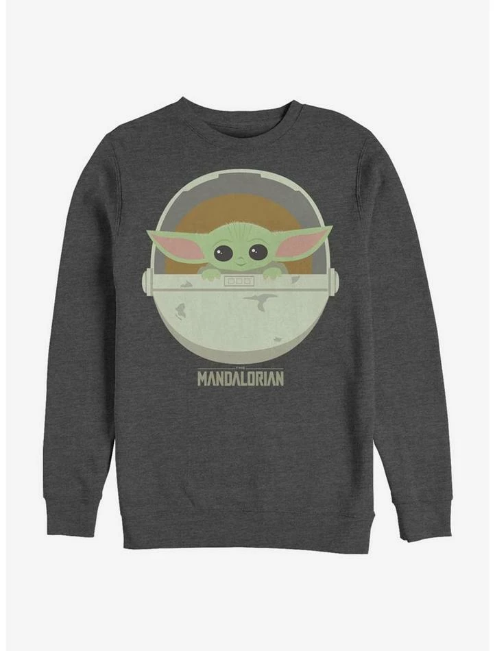 Top 10 ✔️ Star Wars The Mandalorian The Child Cute Bassinet Crew Sweatshirt 🌟 3 Top 10 ✔️ Star Wars The Mandalorian The Child Cute Bassinet Crew Sweatshirt 🌟