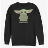 Coupon 🌟 Star Wars The Mandalorian The Child Cute Stance Crew Sweatshirt 👍 -Star Wars Clothing Sales 15475675 hi