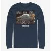 Budget 🧨 Star Wars The Mandalorian The Child Song Meme Long-Sleeve T-Shirt 😀 -Star Wars Clothing Sales 15475847 hi