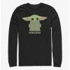 Best reviews of ✨ Star Wars The Mandalorian The Child Covered Face Long-Sleeve T-Shirt ❤️ -Star Wars Clothing Sales 15475882 hi