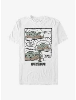 Hot Sale 🔔 Star Wars The Mandalorian The Child Doodle Panels T-Shirt ⌛ 9 Hot Sale 🔔 Star Wars The Mandalorian The Child Doodle Panels T-Shirt ⌛ -Star Wars Clothing Sales 15475996 hi 1