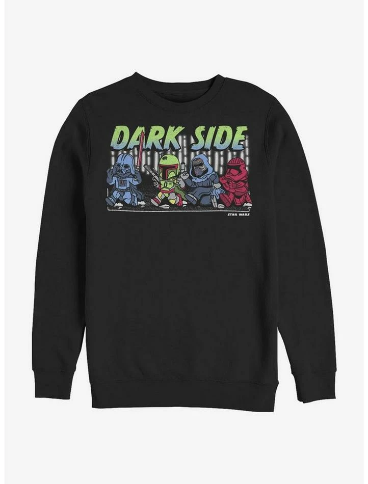 Best deal 💯 Star Wars Dark Side Chase Crew Sweatshirt 💯 3 Best deal 💯 Star Wars Dark Side Chase Crew Sweatshirt 💯