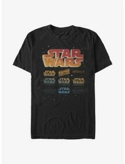 Best Pirce 🥰 Star Wars Movie Titles T-Shirt 🎁 -Star Wars Clothing Sales 15476548 hi 1
