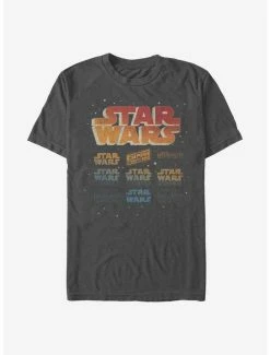Best Pirce 🥰 Star Wars Movie Titles T-Shirt 🎁 -Star Wars Clothing Sales 15476567 hi