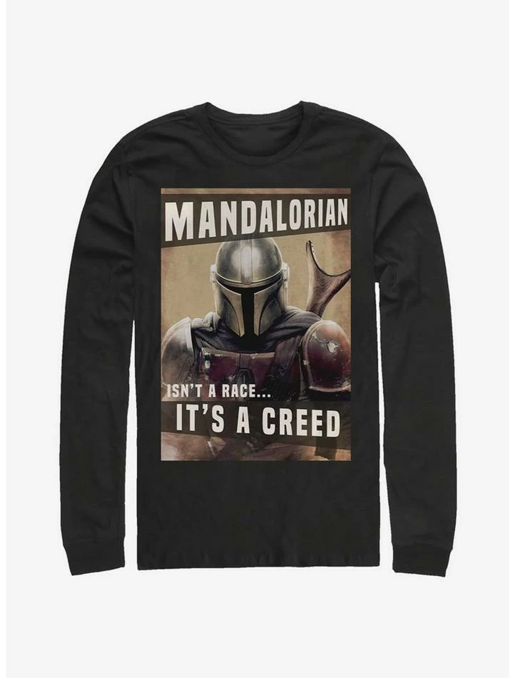 Best Pirce ๐งจ Star Wars The Mandalorian Creed Long-Sleeve T-Shirt ๐ 3 Best Pirce ๐งจ Star Wars The Mandalorian Creed Long-Sleeve T-Shirt ๐