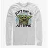 Best reviews of ✨ Star Wars The Mandalorian The Child Just Sipping Long-Sleeve T-Shirt 💯 -Star Wars Clothing Sales 15477017 hi