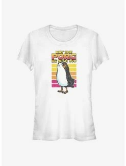 Discount ✨ Star Wars: The Last Jedi Retro Porg 👧 Girls T-Shirt 🥰 -Star Wars Clothing Sales 15477423 hi