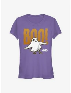 Outlet 💯 Star Wars: The Last Jedi Ghost Porg 👧 Girls T-Shirt 🛒