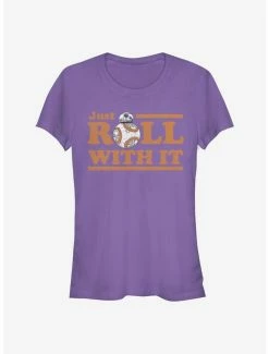 Budget ✔️ Star Wars: The Last Jedi Just Roll 👧 Girls T-Shirt 👍 -Star Wars Clothing Sales 15477603 hi