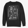 Outlet 👏 Star Wars Battle Ships Crew Sweatshirt 🔥 -Star Wars Clothing Sales 15480843 hi