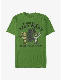 Best Pirce 🔔 Star Wars Raise Your Hands T-Shirt 🤩 -Star Wars Clothing Sales 15481805 hi 1