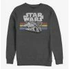 Promo 🎉 Star Wars Vintage Falcon Stripes Sweatshirt ❤️ -Star Wars Clothing Sales 15484497 hi