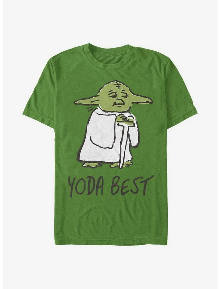 Cheap ⌛ Star Wars Yoda Best Doodle T-Shirt 🔔 4 Cheap ⌛ Star Wars Yoda Best Doodle T-Shirt 🔔 - Image 2