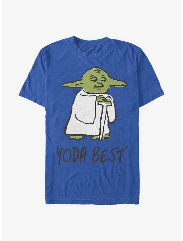 Cheap ⌛ Star Wars Yoda Best Doodle T-Shirt 🔔 6 Cheap ⌛ Star Wars Yoda Best Doodle T-Shirt 🔔 - Image 4