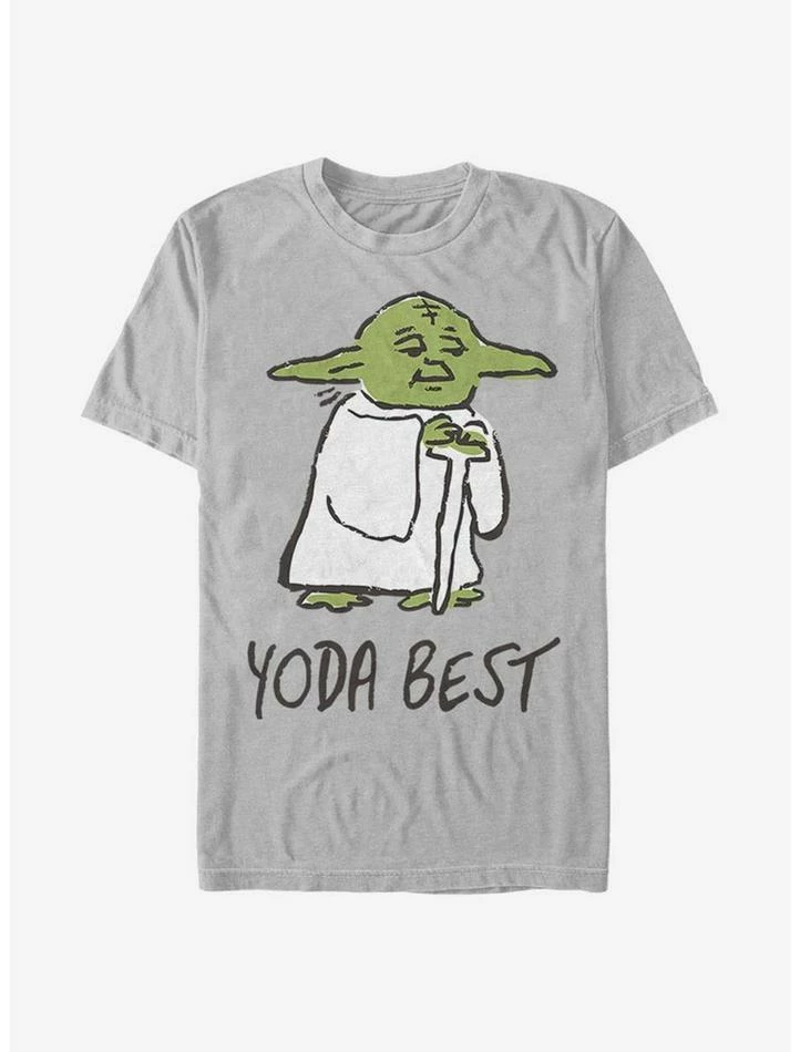 Cheap ⌛ Star Wars Yoda Best Doodle T-Shirt 🔔 7 Cheap ⌛ Star Wars Yoda Best Doodle T-Shirt 🔔 - Image 5