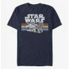 Hot Sale 👍 Star Wars Vintage Falcon Stripes T-Shirt ⌛ -Star Wars Clothing Sales 15485140 hi