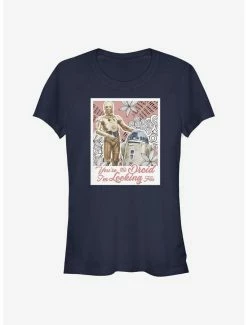 Coupon 🎉 Star Wars You're The Droid 👧 Girls T-Shirt 🔔 -Star Wars Clothing Sales 15487818 hi