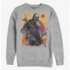 Coupon 👏 Star Wars The Mandalorian Western Slinger Crew Sweatshirt ✔️ -Star Wars Clothing Sales 15493782 hi