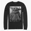 Top 10 🔔 Star Wars The Mandalorian The Child Only One Long-Sleeve T-Shirt 🌟 -Star Wars Clothing Sales 15494028 hi