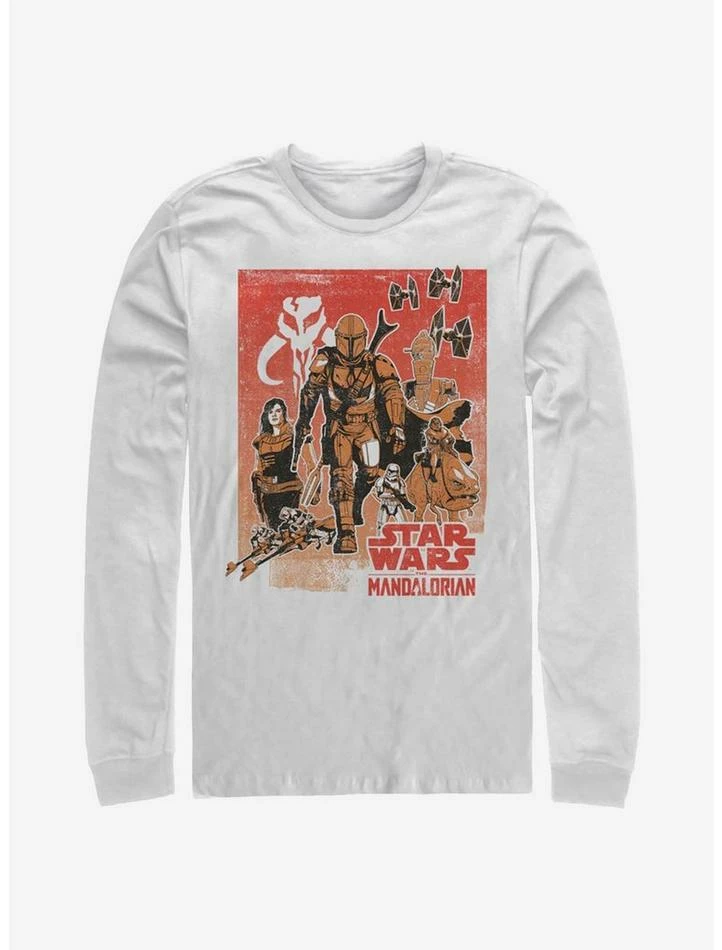 Promo ๐ Star Wars The Mandalorian Western VIGnette Long-Sleeve T-Shirt ๐งจ 3 Promo ๐ Star Wars The Mandalorian Western VIGnette Long-Sleeve T-Shirt ๐งจ