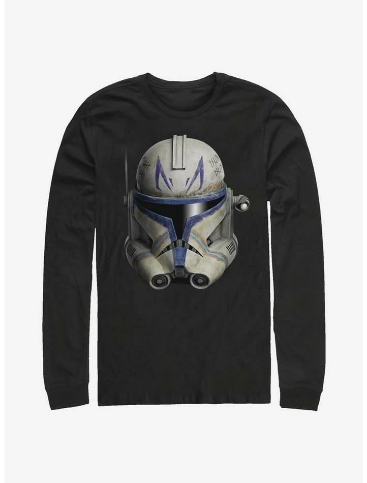 Best Sale ❤️ Star Wars: The Clone Wars Rex Face Long-Sleeve T-Shirt ⌛ 3 Best Sale ❤️ Star Wars: The Clone Wars Rex Face Long-Sleeve T-Shirt ⌛