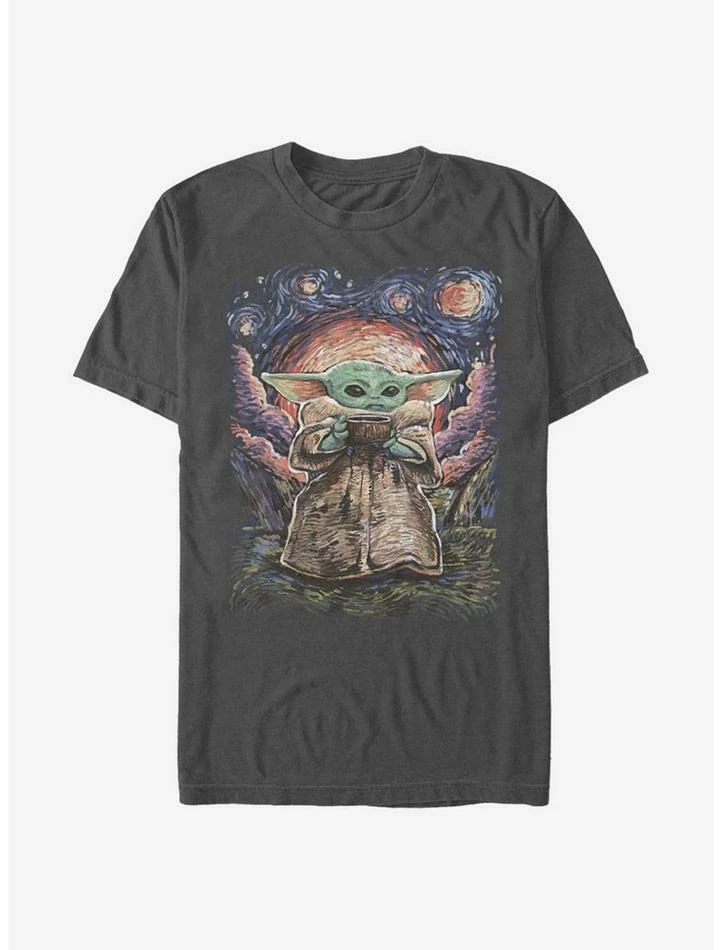 Coupon 🔔 Star Wars The Mandalorian The Child Starry Night T-Shirt ⭐ 5 Coupon 🔔 Star Wars The Mandalorian The Child Starry Night T-Shirt ⭐ - Image 3