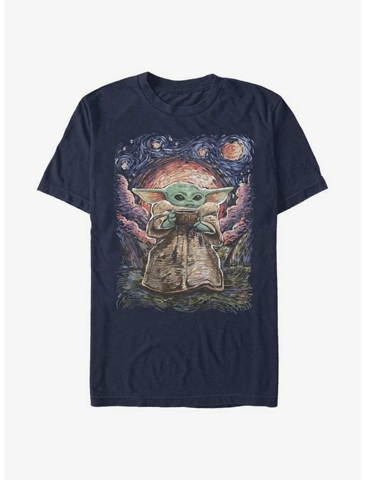 Coupon 🔔 Star Wars The Mandalorian The Child Starry Night T-Shirt ⭐ 6 Coupon 🔔 Star Wars The Mandalorian The Child Starry Night T-Shirt ⭐ - Image 4