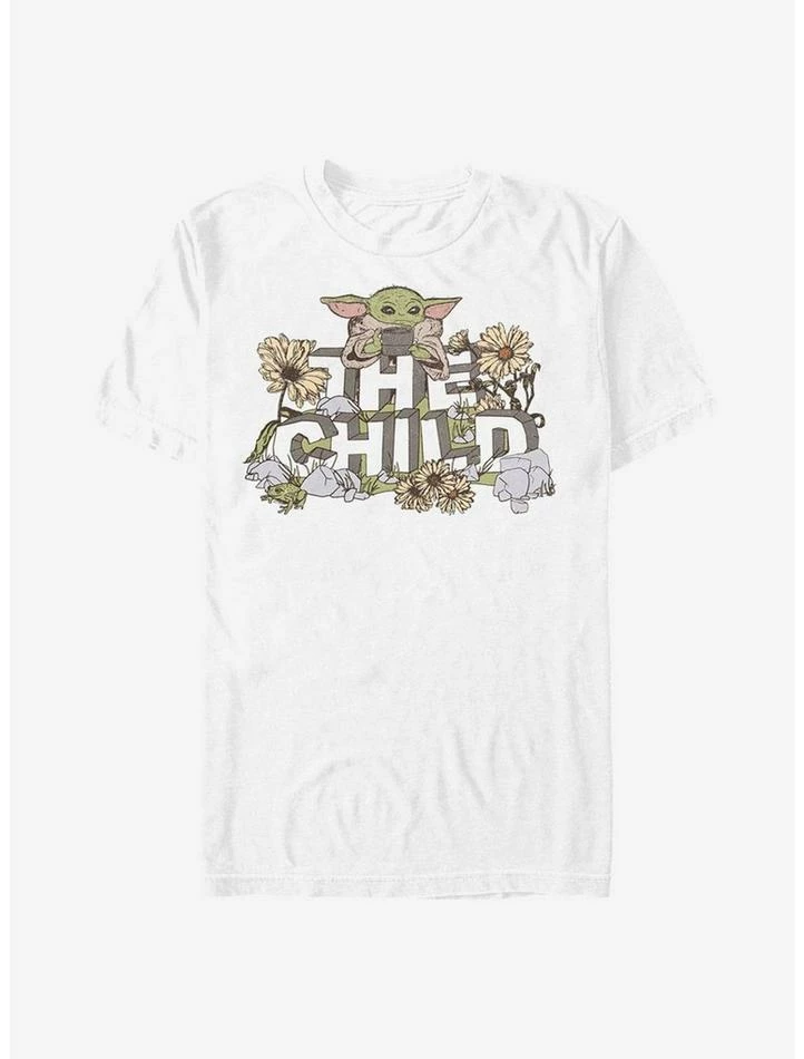 Buy ⌛ Star Wars The Mandalorian Vintage Flower The Child T-Shirt 💯 3 Buy ⌛ Star Wars The Mandalorian Vintage Flower The Child T-Shirt 💯