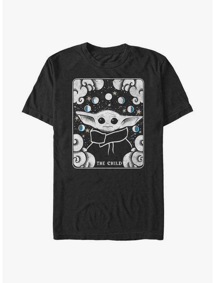Outlet 🥰 Star Wars The Mandalorian Tarot The Child T-Shirt ❤️ 4 Outlet 🥰 Star Wars The Mandalorian Tarot The Child T-Shirt ❤️ - Image 2