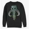 Brand new 🔥 Star Wars The Mandalorian Mando Silver Crew Sweatshirt 🥰 -Star Wars Clothing Sales 15551690 hi