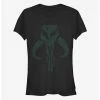 Outlet ❤️ Star Wars The Mandalorian Mando Color Crest 👧 Girls T-Shirt 🔔 -Star Wars Clothing Sales 15552082 hi