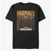 Wholesale 😀 Star Wars The Mandalorian Blue Mandalorian Poster T-Shirt 👏 -Star Wars Clothing Sales 15553753 hi