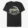 Discount ✔️ Star Wars The Mandalorian The Child Floral T-Shirt 🎉 -Star Wars Clothing Sales 15575902 hi